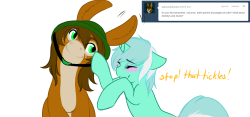 ask-sexuallyconfusedlyra:  Im ticklish there!