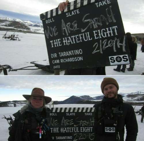 tarantinoforever:On set of “The Hateful Eight”