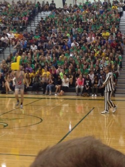 narkissism:  for my school’s homecoming pep assembly a couple of teachers dressed up as miley cyrus and robin thicke at the VMAs and danced around to blurred lines and I’ve never felt more second-hand embarrassment in my life 