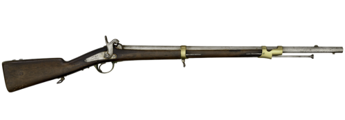 A French Model 1853 Gendarmie percussion musketoon.