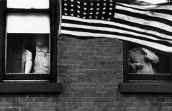 blackpicture:Robert Frank Parade Hoboken.