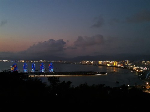 Evening over Phoenix Island in Sanya, Hainan