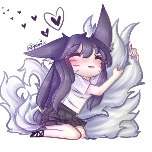 vitor-aizawa: Ahri~ by: Nyami