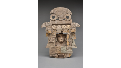 tlatollotl:Incense Burner LidTeotihuacánAbout A.D. 375-450Mexico, TeotihuacánProvenience unknown, po