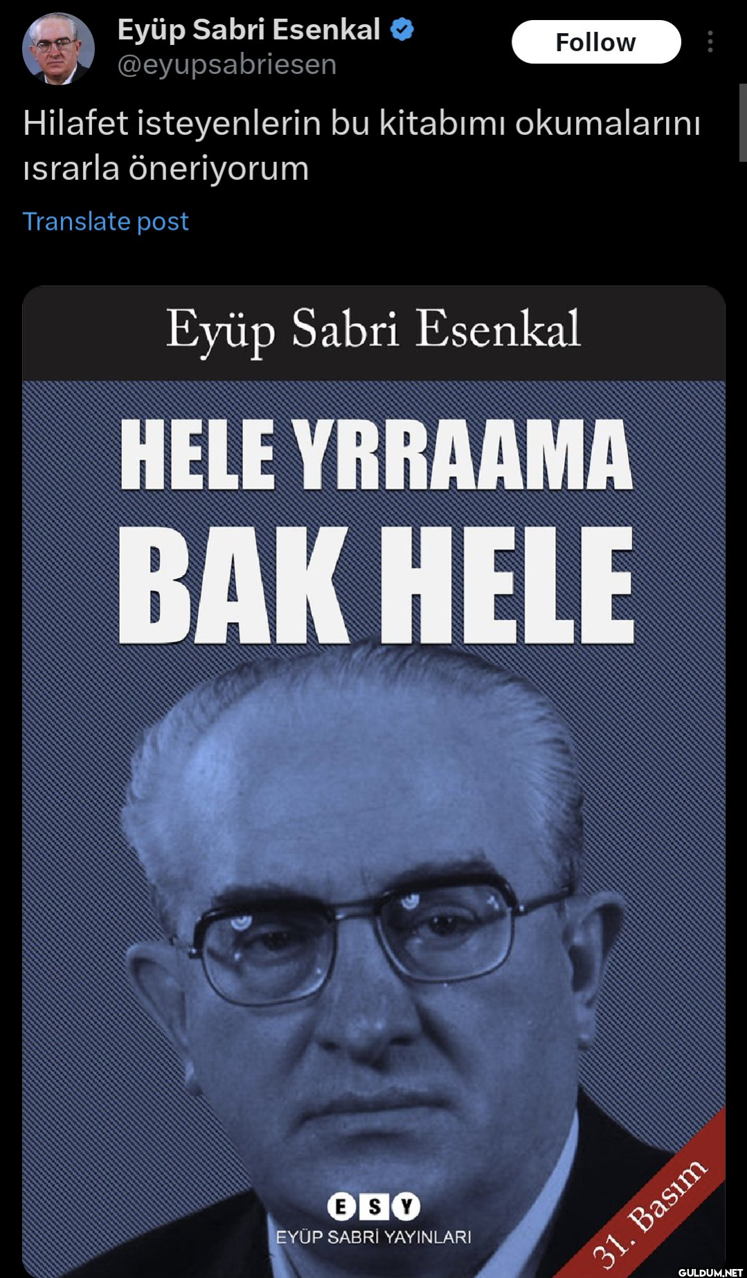 Eyüp Sabri Esenkal...