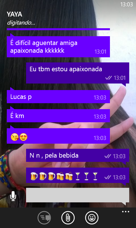 Desejo a todos paz, amor e muita sacanagem ♪♡✌