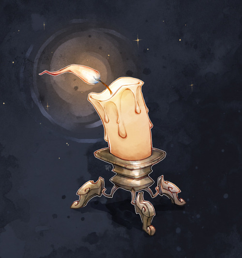 A Candle Golem! Frantic and skittish friends that cant bear to leave a cosy corner unlit.  #Creature