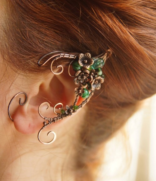 sosuperawesome: Elfin Ears / Tiaras Romantic Elf Jewelry on Etsy See our #Etsy or #Elfin tags