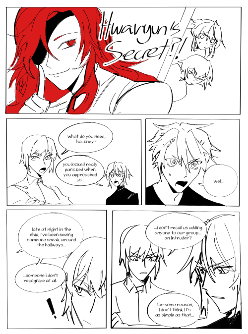 a comic based off the theory that hwaryun is secretly enryu&hellip; i’m really fond of it&