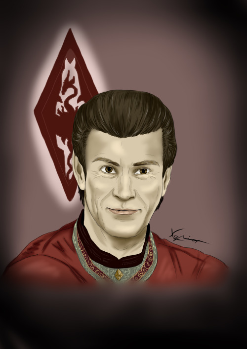 Another TES IV Oblivion art. This time have high chancellor Ocato of Firsthold. Same as with Martins