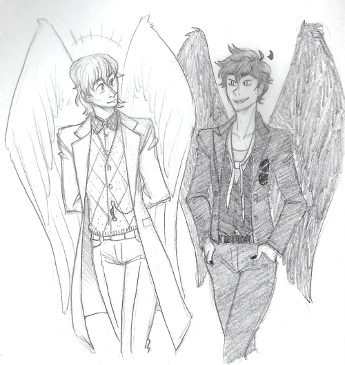 spoofen:

What if Shuake….. but Good Omens 