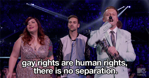 Well said.
“ Gay rights are human rights, there is no separation.
”