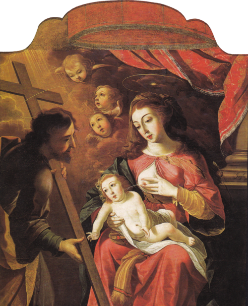 Holy Family, Josefa de Óbidos, 1672, oil on canvas