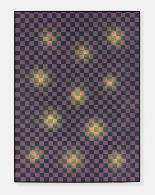 Peter Schuyff - Untitled, 1985, Acrylic and pencil on linen, 90 x 66 in. (228.6 x 167.6 cm
