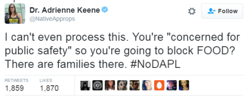 revkryssie:blackness-by-your-side:And remember, this is 2016. The government itself starves Native A