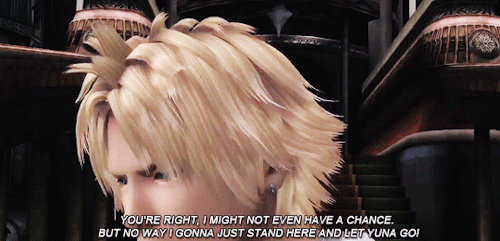 thechocobros:⇢  Amazing Final Fantasy characters rebelling to fate and choosing their own path [1/?]