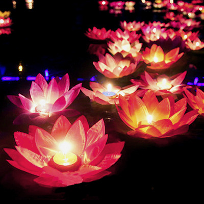 kaonoshi:Silk Lotus Flower Wishing LampDiscount Code : Joanna15 (15% off)