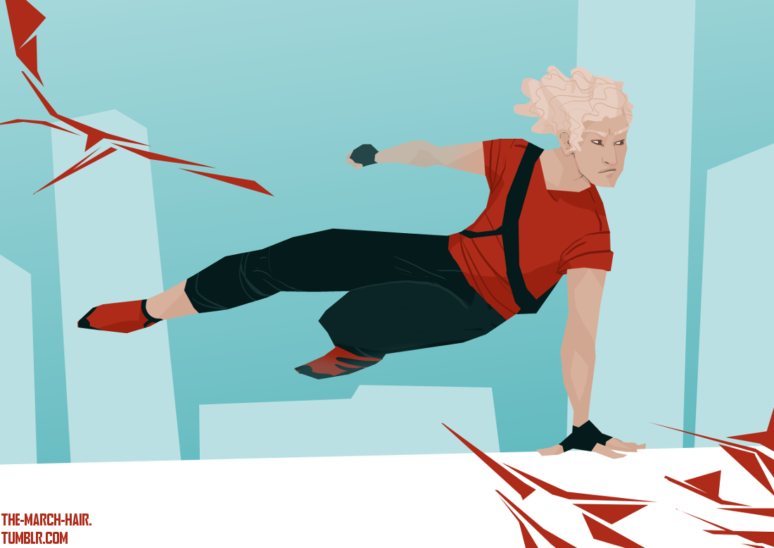 the-march-hair:  The Amis, as Runners from Mirror’s Edge… because I was playing