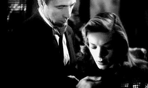 honeyssweets:  tx-gentleman:  - Bogie &amp; Bacall  💛🐝