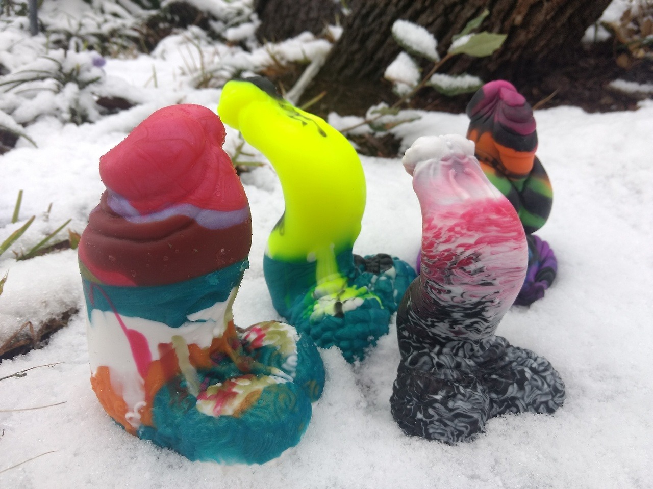 kuduvoodoo:Happy Holidays from the Kudus! We officially have snow in South Texas!