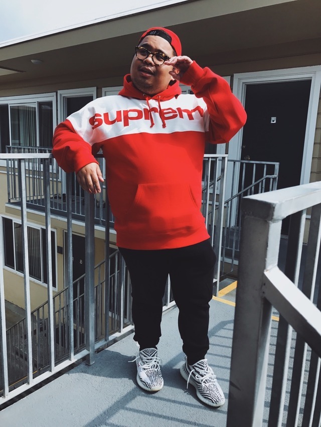 supreme hoodie red