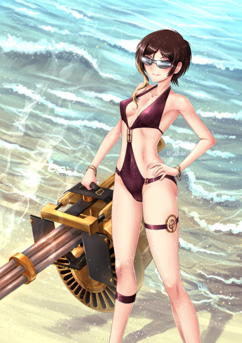 adsoutoart: Summer Time Coco Adel  The confident, self-assured leader of team CFVYThis Summer Time Coco contains her normal battle suit, casual clothes, a swimsuit and a NSFW version  www.patreon.com/adsouto -  HR Pngs & PSDs 