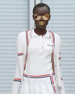 thombrowneny: … grandma’s pearls … spring 2011 model: grace bol 