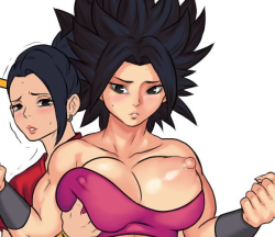 dbzhentai4you:  Caulifla tits popped out