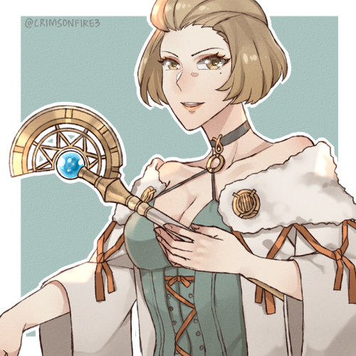 30 Days of FE Clerics or PriestsTo heal you during quarantineDay 26: Manuela from Three Houses 