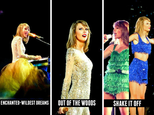   Taylor Swift’s 1989 World Tour wardrobe in Tokyo, Japan (Day 1 &2) in order