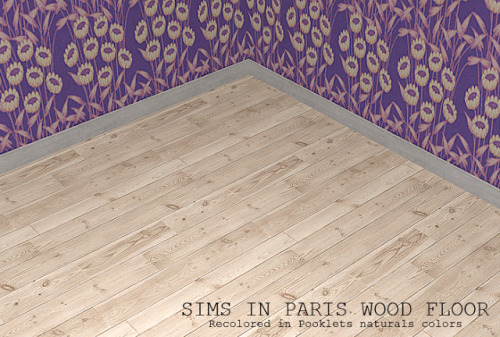 linacheries-ts2dls:  Sims in Paris Wood floor recolors  Credit:    Sims In Paris for the origin