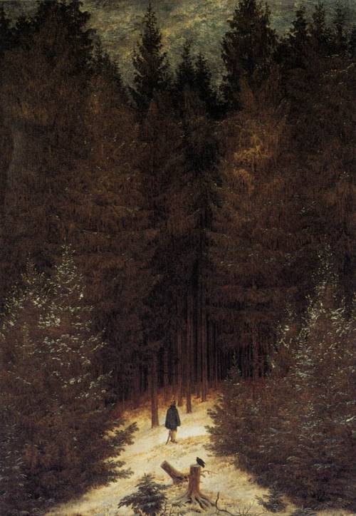 Porn Pics allegoryofart:  The Chasseur in the Forest,