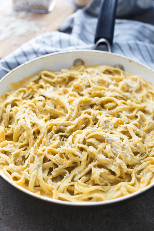 verticalfood:Five Ingredient Butternut Squash Alfredo