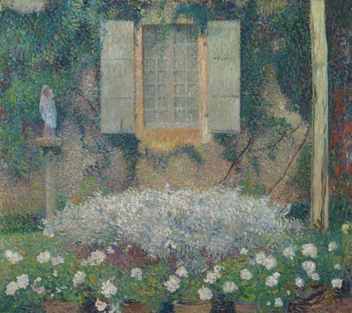 La fenêtre de la cuisine sur le jardin à Marquayrolby Henri Martin (French, 1860–1943)