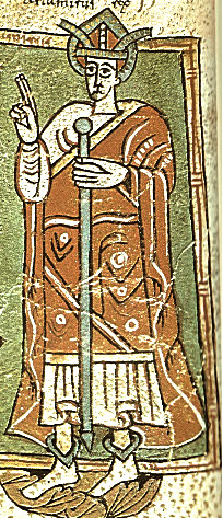 Illustrations from the The Codex Vigilanus or Codex Albeldensis, a compilation of various historical