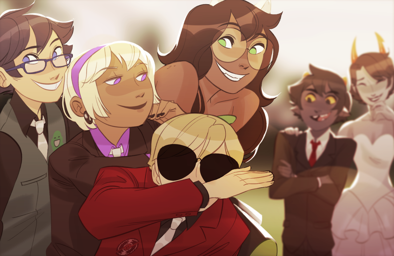 cityinthesea:  I had the pleasure of doing the cover for the 2018 Homestuck Calendar!