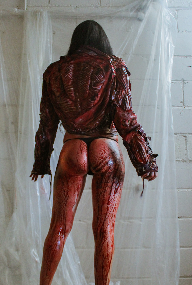 toxicvisionclothing:  Cadaver. Completely handcrafted and sculpted from scratch.New