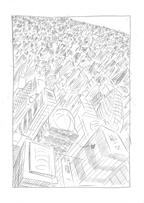 Here are a few excerpts from my bachelor-project in Illustration Fiction. It’s a comic of