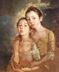 Artist’s daughters with a cat Thomas Gainsborough