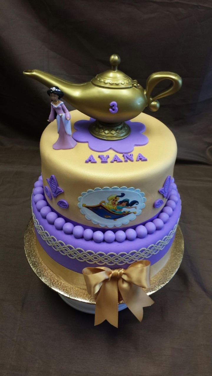 Disney Cakes — valuscreations: Jasmine & Aladdin Birthday...