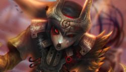 eternalegend-art:  Link corrupted by the Fused Shadows. An idea that I had while having doing another play-through of Twilight Princess~ FaceBook | deviantArt 