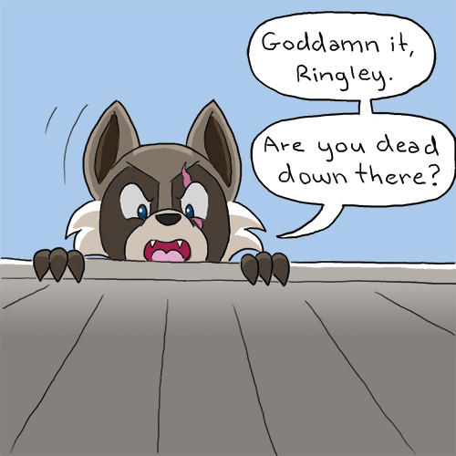 katswenski:  More Raccoon Escapades! The thrilling sequel to THIS CLASSIC. ——Edited