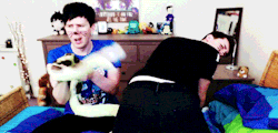 harriesxtwins:  &ldquo;My anaconda don’t want none unless you got buns, hun&rdquo; 