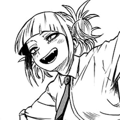 Himiko Toga Black And White Aesthetic - bmp-a