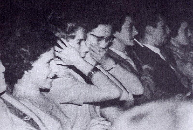  Audience watching Psycho in 1960 