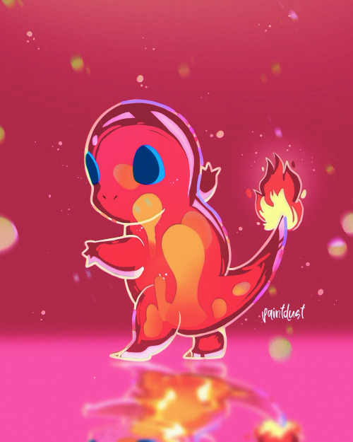 Charmander lava lamp; A redesign of my old Pokemon fan art.♡ Instagram | Shop | Patreon