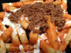 fatty-food:   	Chili Cheese Fries by Mark H. Anbinder    
