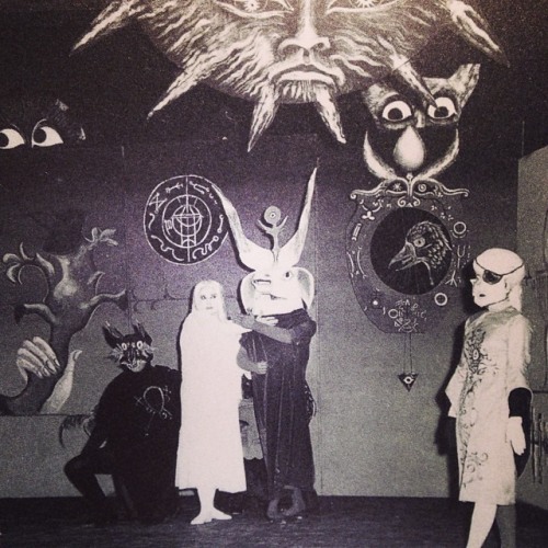 synmagazine:Alejandro Jodorowsky ~ set and costumes by Leonora Carrington ~