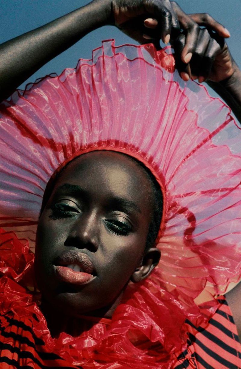 distantvoices:  Bibi Abdulkadir and Nyaueth Riam By Marie Schuller For King Kong Magazine SS18