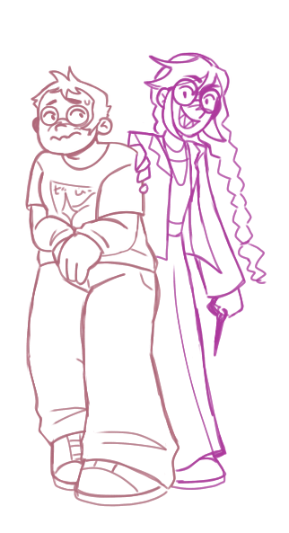 I Doodled The Whole DR1 Cast 